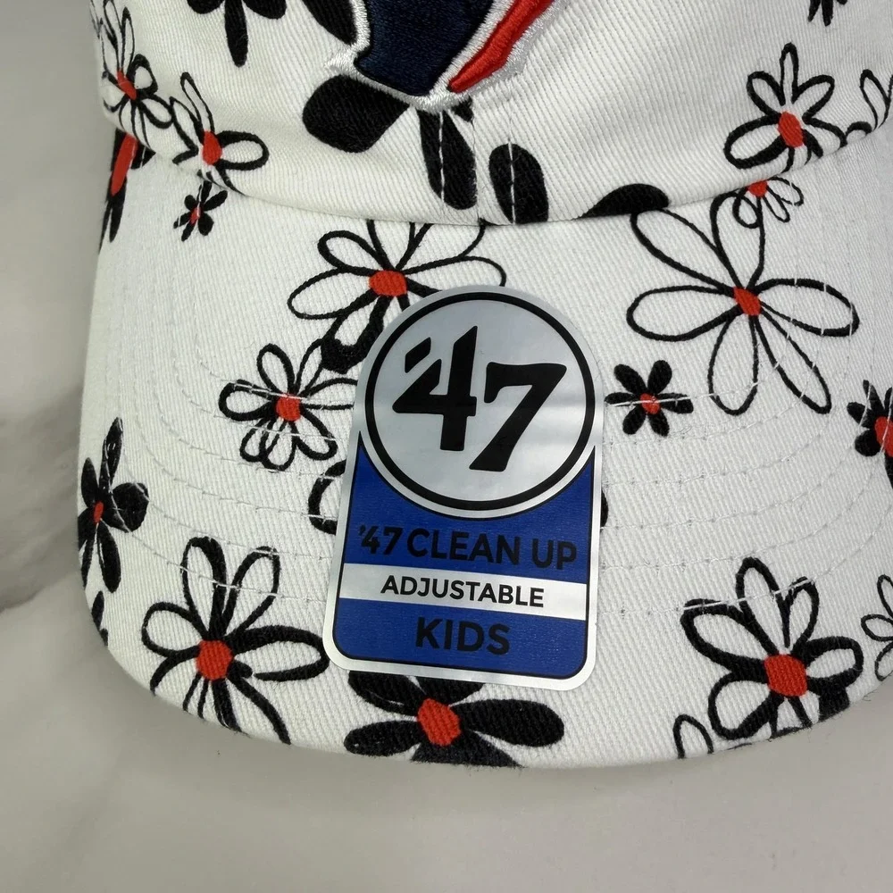 Houston Texans Hat Cap Strap Back NFL Daisy Floral Embroidered Kids Football 47